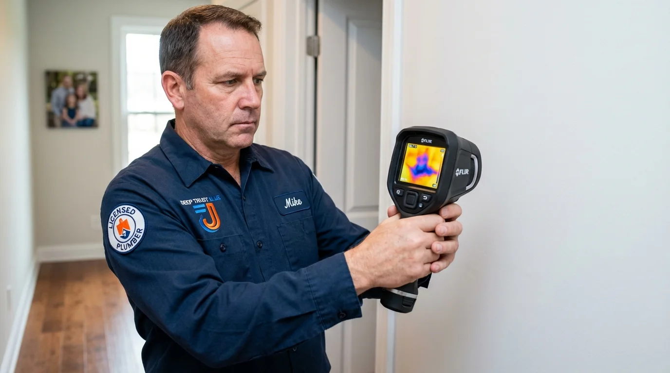 Thermal imaging leak detection by Johns Plumbing LLC in Marionville